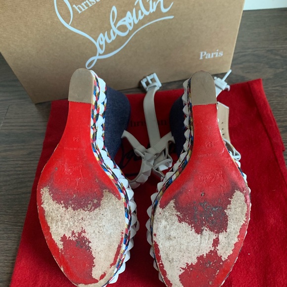 SOLD‼️‼️ Christian Louboutin Wedges Size 38 - Picture 5 of 5